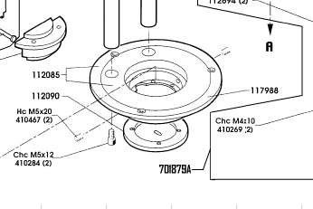 DT Vector 5000 VT50000 Vector 7000 VT70000 Parts Assembled Blade Rotation 117988 0